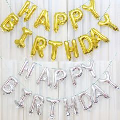 Happy Birthday Letter Set 16-Inch Happy Birthday Birthday Wedding Party Decoration Layout Balloon